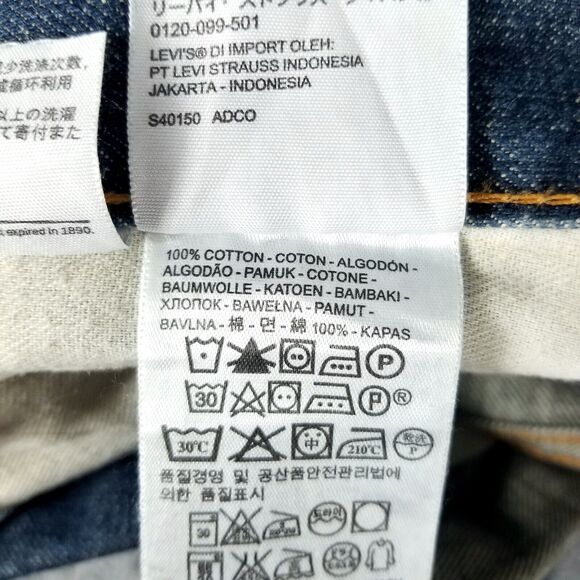 Levis jeans Mens 38×30 Blue 550 Straight american worwear - Picture 11 of 13